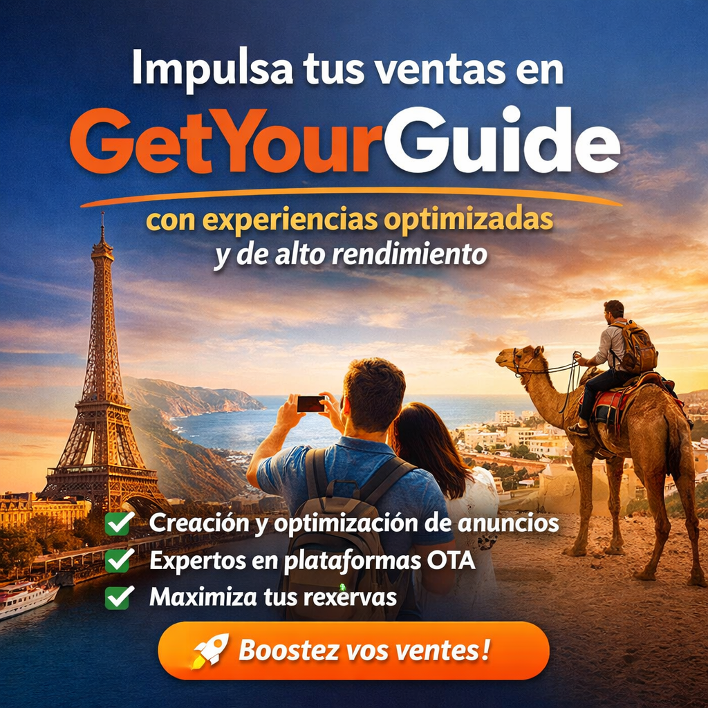 Impulsa tus ventas en GetYourGuide con experiencias optimizadas y de alto rendimiento