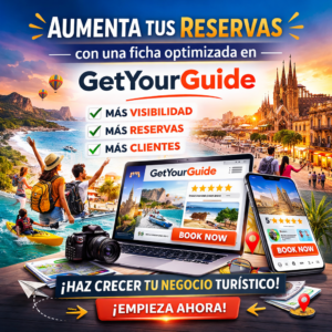 Aumenta tus reservas con una ficha optimizada en GetYourGuide