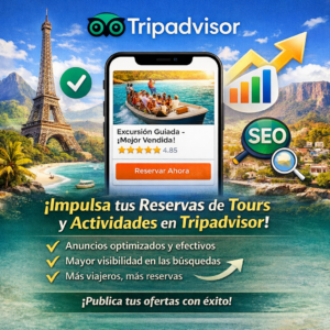 Aumenta tus reservas de tours y actividades en Tripadvisor