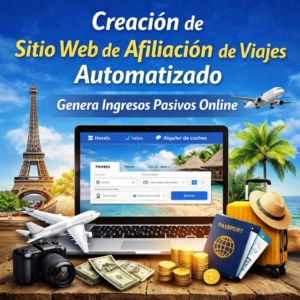 Creación de Sitio Web de Afiliación de Viajes Automatizado