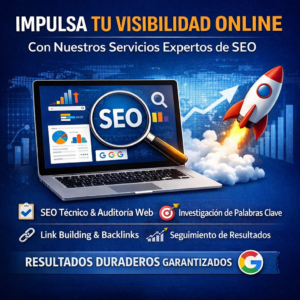 Impulsa tu visibilidad online con nuestros servicios expertos de SEO