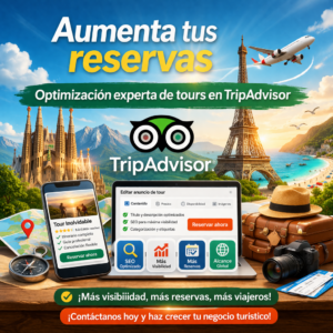 Aumenta tus reservas con la optimización experta de tours en TripAdvisor