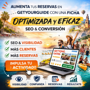 Aumenta tus reservas en GetYourGuide con una ficha optimizada y de alto rendimiento