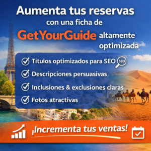 Creación y optimización de actividades en GetYourGuide