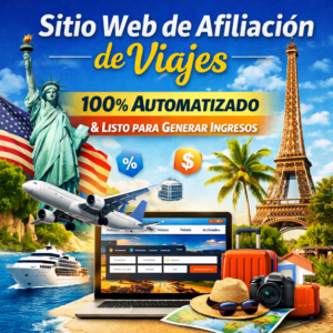 Crea tu sitio web de afiliación de viajes automatizado y genera ingresos pasivos