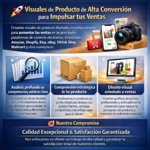 Visuales de Producto E-commerce de Alta Conversión