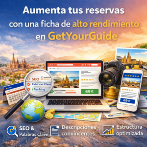 Aumenta tus reservas con una ficha de alto rendimiento en GetYourGuide