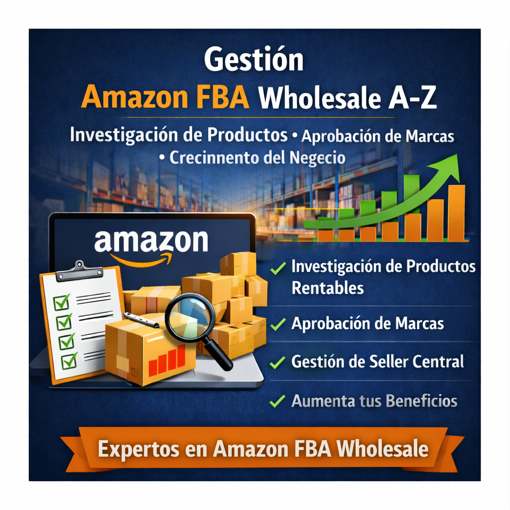 Investigación de Productos, Aprobación de Marcas y Gestión de Seller Central