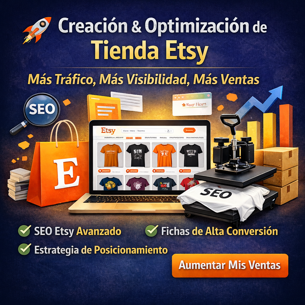 Creación y Optimización de Tienda Etsy
