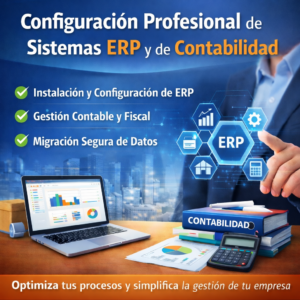 Configuración Profesional de ERP, Contabilidad y Gestión Empresarial