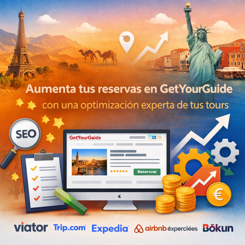 Aumenta tus reservas en GetYourGuide con una optimización experta de tus tours