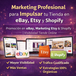 Marketing Profesional para Impulsar tu Tienda en eBay, Etsy y Shopify