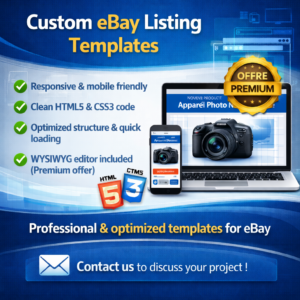 Boost Your eBay Sales with a Professional, Fully Optimized Listing Template